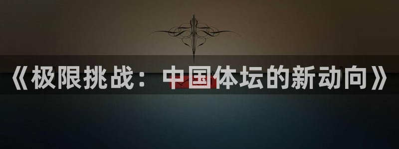 vsport体育官网下载平台：《极限挑战：中国体坛的新动向》